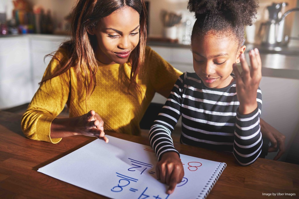 Mother and daughter doing homework | Education & Teacher ...